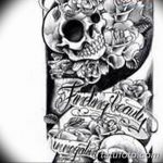 тату эскизы мужские черепа 09.03.2019 №009 - tattoo sketches - tatufoto.com
