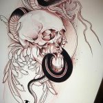 тату эскизы мужские черепа 09.03.2019 №010 - tattoo sketches - tatufoto.com