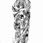 тату эскизы мужские черно белые 09.03.2019 №005 - tattoo sketches - tatufoto.com