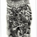 тату эскизы на руку мужские рукава 09.03.2019 №014 - tattoo sketches - tatufoto.com