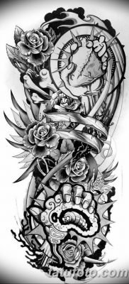 тату эскизы на руку рукава — 08.03.2019 — tatufoto.com 2