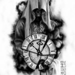 тату эскизы часы на руке мужские 09.03.2019 №010 - tattoo sketches - tatufoto.com