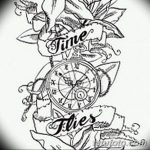 тату эскизы часы на руке мужские 09.03.2019 №017 - tattoo sketches - tatufoto.com