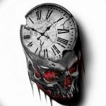 тату эскизы часы на руке мужские 09.03.2019 №020 - tattoo sketches - tatufoto.com
