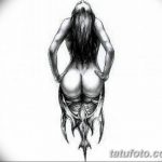 тату эскизы черно белые для девушек 08.03.2019 №038 - tattoo sketches - tatufoto.com