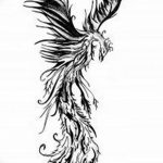 феникс тату эскиз на руку 08.03.2019 №007 - tattoo on hand - tatufoto.com