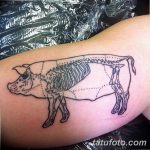 фото вариант рисунка тату со скелетом 26.03.2019 №011 - skeleton tattoo - tatufoto.com