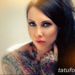 фото женской красивой татуировки 12.03.2019 №026 - girl with a tattoo - tatufoto.com