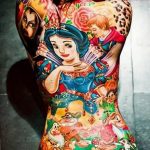 фото женской красивой татуировки 12.03.2019 №029 - girl with a tattoo - tatufoto.com
