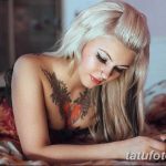 фото женской красивой татуировки 12.03.2019 №044 - girl with a tattoo - tatufoto.com