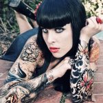 фото женской красивой татуировки 12.03.2019 №057 - girl with a tattoo - tatufoto.com