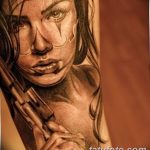 фото женской красивой татуировки 12.03.2019 №106 - girl with a tattoo - tatufoto.com