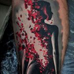фото идеи тату с кровью 19.03.2019 №012 - blood tattoo - tatufoto.com