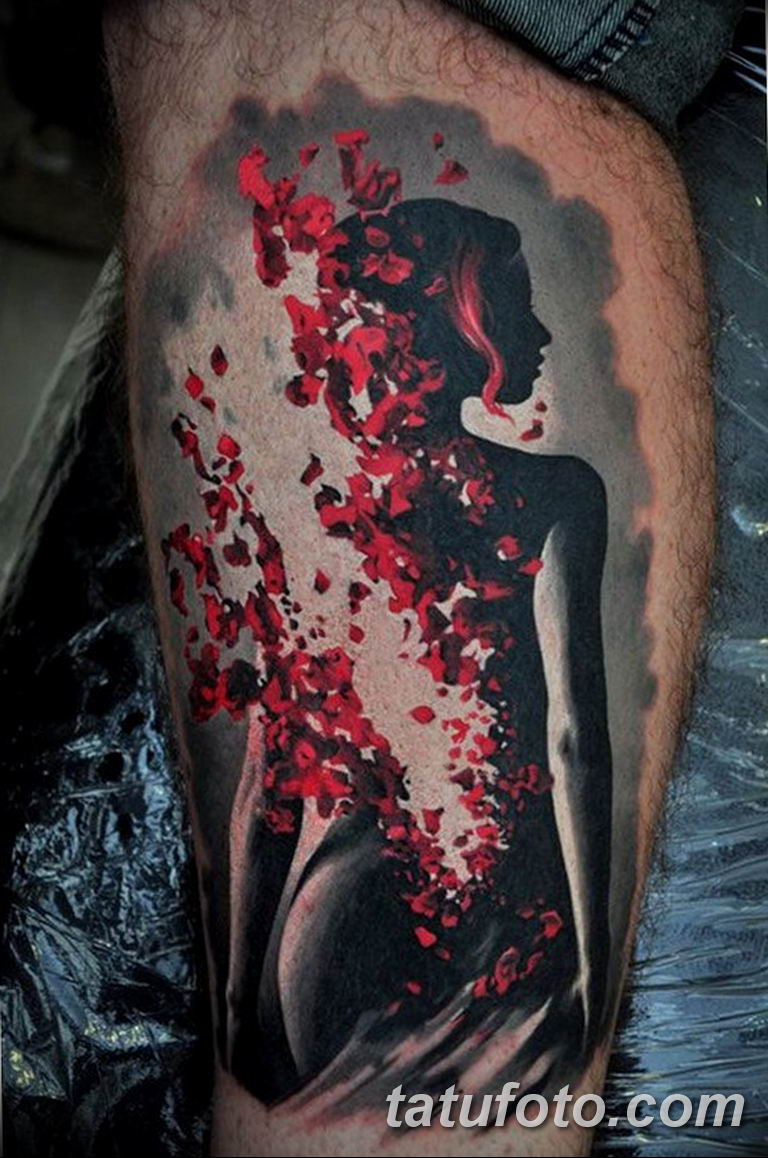 фото идеи тату с кровью 19.03.2019 №012 - blood tattoo - tatufoto.com