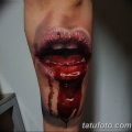фото идеи тату с кровью 19.03.2019 №016 - blood tattoo - tatufoto.com
