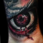 фото идеи тату с кровью 19.03.2019 №017 - blood tattoo - tatufoto.com