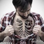 фото идея вариант тату скелет 26.03.2019 №005 - skeleton tattoo - tatufoto.com