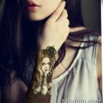 фото красивой девушки с татуировкой 12.03.2019 №023 - girl with a tattoo - tatufoto.com