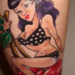 фото красивой девушки с татуировкой 12.03.2019 №072 - girl with a tattoo - tatufoto.com