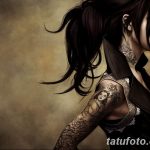 фото красивой девушки с татуировкой 12.03.2019 №076 - girl with a tattoo - tatufoto.com