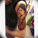 фото красивой девушки с татуировкой 12.03.2019 №084 - girl with a tattoo - tatufoto.com
