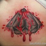 фото кровь тату 19.03.2019 №009 - blood tattoo - tatufoto.com