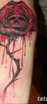 фото кровь тату 19.03.2019 №017 — blood tattoo — tatufoto.com