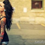 фото милой девушки с татуировкой 12.03.2019 №005 - girl with a tattoo - tatufoto.com