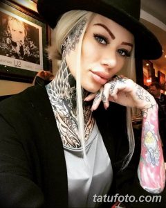 фото милой девушки с татуировкой 12.03.2019 №043 - girl with a tattoo - tatufoto.com