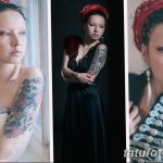 фото милой девушки с татуировкой 12.03.2019 №059 - girl with a tattoo - tatufoto.com
