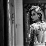 фото милой девушки с татуировкой 12.03.2019 №103 - girl with a tattoo - tatufoto.com