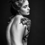 фото милой девушки с татуировкой 12.03.2019 №104 - girl with a tattoo - tatufoto.com