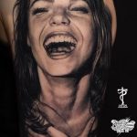 фото примеры татуировки с портретом 15.03.2019 №016 - tattoo portrait - tatufoto.com