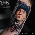 фото примеры татуировки с портретом 15.03.2019 №024 - tattoo portrait - tatufoto.com