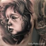 фото примеры татуировки с портретом 15.03.2019 №033 - tattoo portrait - tatufoto.com