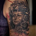 фото примеры татуировки с портретом 15.03.2019 №042 - tattoo portrait - tatufoto.com
