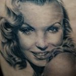 фото примеры татуировки с портретом 15.03.2019 №190 - tattoo portrait - tatufoto.com