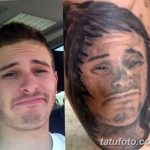 фото примеры татуировки с портретом 15.03.2019 №315 - tattoo portrait - tatufoto.com
