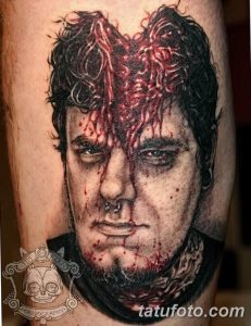 фото примеры татуировки с портретом 15.03.2019 №316 - tattoo portrait - tatufoto.com