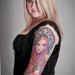 фото примеры татуировки с портретом 15.03.2019 №319 - tattoo portrait - tatufoto.com