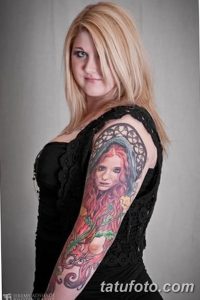 фото примеры татуировки с портретом 15.03.2019 №319 - tattoo portrait - tatufoto.com