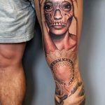 фото примеры татуировки с портретом 15.03.2019 №321 - tattoo portrait - tatufoto.com