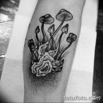 фото рисунка тату гриб 27.03.2019 №002 - tattoo mushroom - tatufoto.com