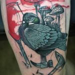 фото рисунка тату гриб 27.03.2019 №173 - tattoo mushroom - tatufoto.com