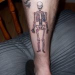 фото рисунка тату со скелетом 26.03.2019 №049 - skeleton tattoo - tatufoto.com