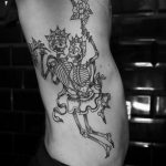 фото танцующие скелеты тату 25.03.2019 №020 - dancing skeletons tattoo - tatufoto.com