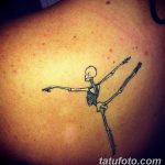 фото танцующие скелеты тату 25.03.2019 №028 - dancing skeletons tattoo - tatufoto.com