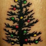 фото тату Ёлки 05.03.2019 №003 - photo tattoo Christmas trees - tatufoto.com