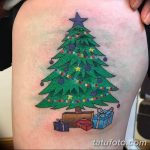 фото тату Ёлки 05.03.2019 №012 - photo tattoo Christmas trees - tatufoto.com