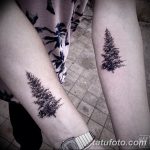 фото тату Ёлки 05.03.2019 №015 - photo tattoo Christmas trees - tatufoto.com